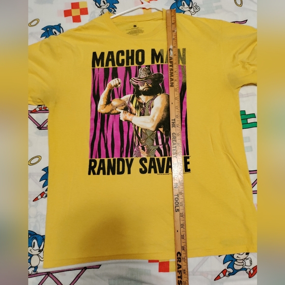 WWE WWF Randy Macho Man Savage T-shirt Large Legendary - Picture 4 of 6